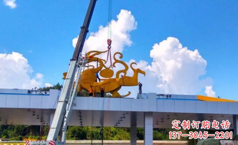 内江精美不锈钢龙雕塑,点缀城市之美