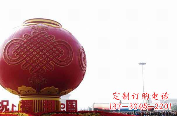 内江不锈钢灯笼雕塑——美丽城市的艺术装饰