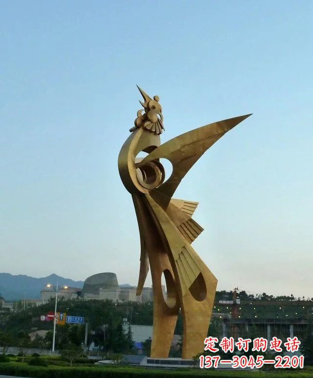 内江凤凰展翅,给城市增添灵动之美