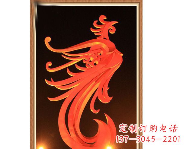 内江不锈钢凤凰雕塑美丽与传统的完美结合
