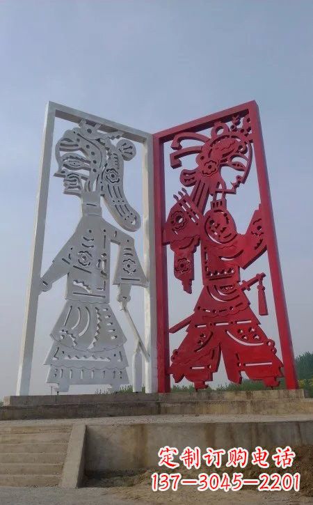 内江精美皮影戏雕塑——缔造中国城市文化新风貌