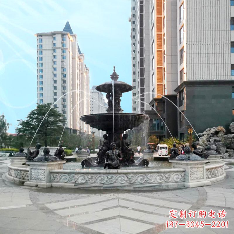 内江城市广场欧式水景喷泉雕塑的魅力