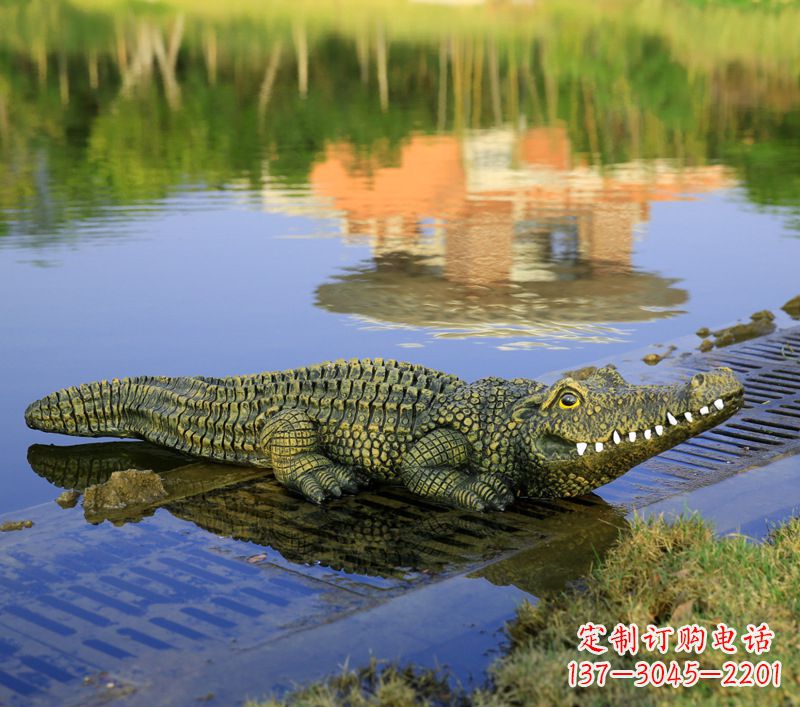 内江玻璃钢水池雕塑——池塘水景的精美装饰