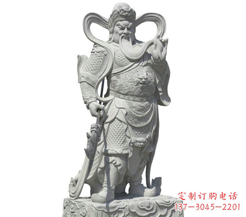 内江关公雕像象征着威武的英雄