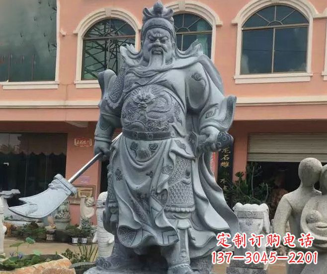 内江神秘的关公石雕