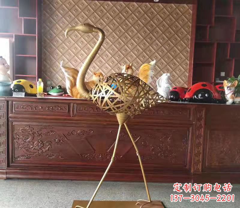 内江火烈鸟雕塑精美绝伦