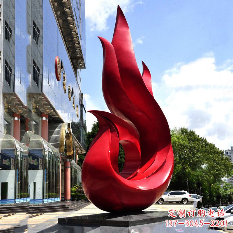内江抽象不锈钢凤凰雕塑-小区企业广场景观动物雕塑