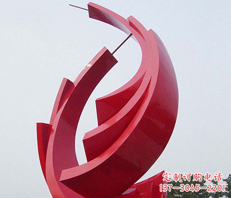 内江不锈钢帆船雕塑象征着永恒的美丽