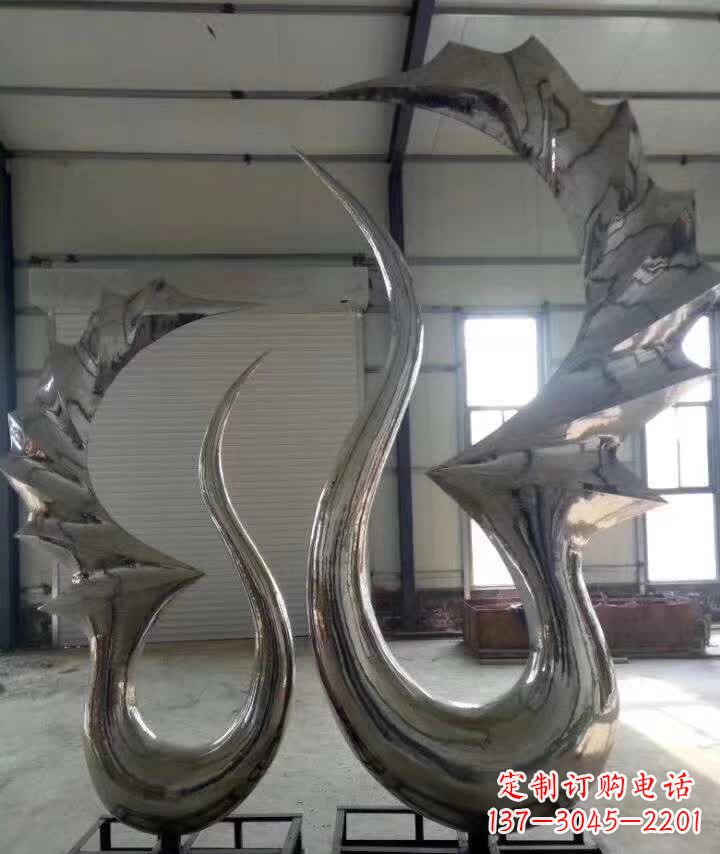 内江精美的天鹅不锈钢雕塑