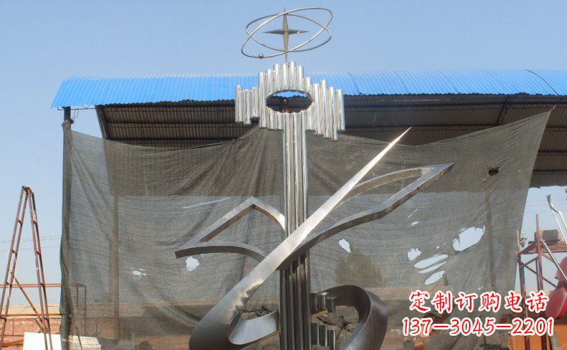 内江抽象钥匙校园不锈钢雕塑