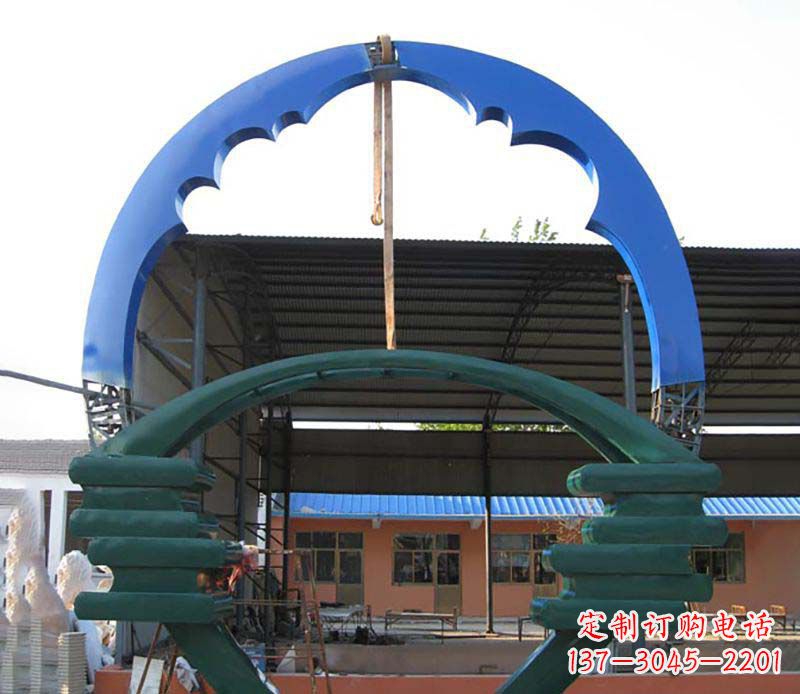 内江精致的不锈钢圆环雕塑