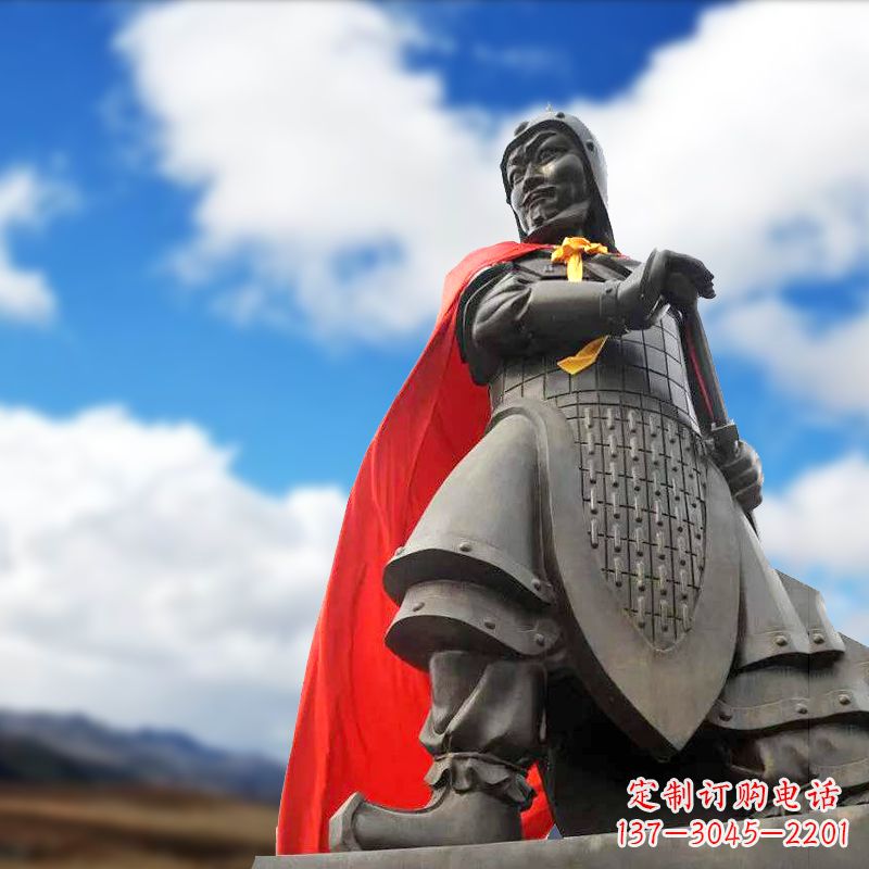 内江项羽雕塑——历史名人古代帝王的象征