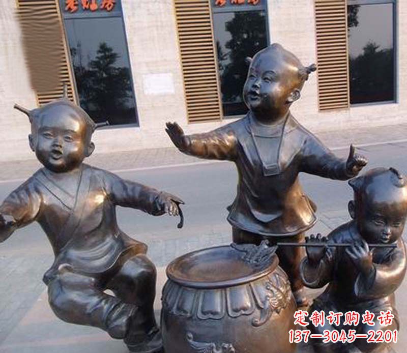 内江儿童铜雕——传承精神家园的艺术瑰宝