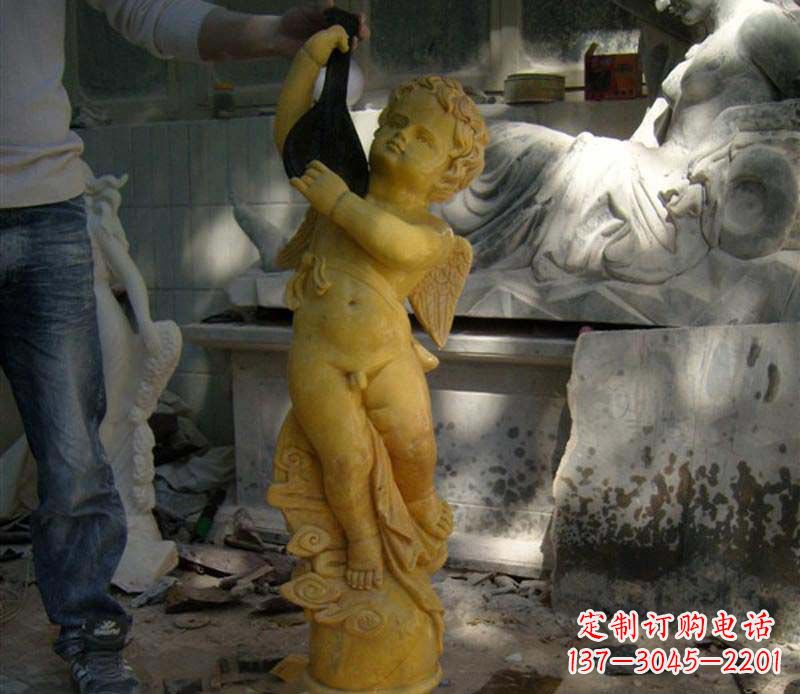 内江天使之美石雕雕塑的精美之处