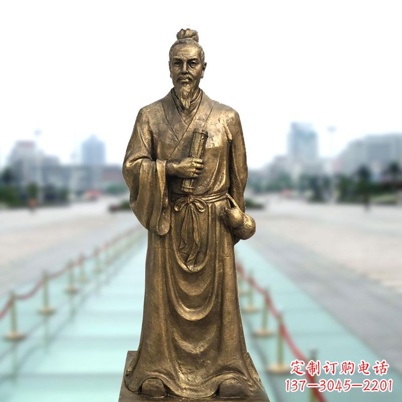 内江铜雕艺术张仲景的精神实践