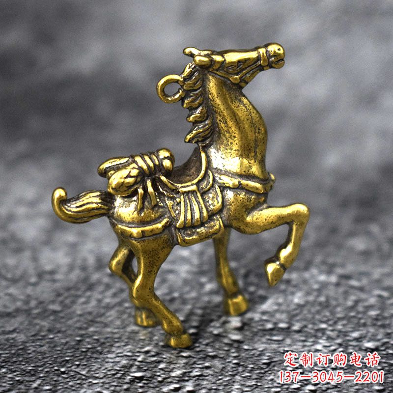 内江铜铸马儿雕塑艺术精品