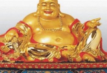内江弥勒佛铜雕的精美