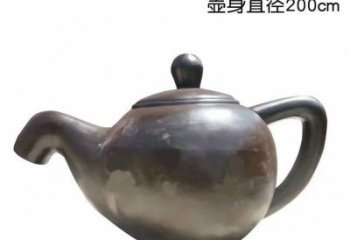 内江青铜茶壶雕塑——彰显传统文化的艺术精髓