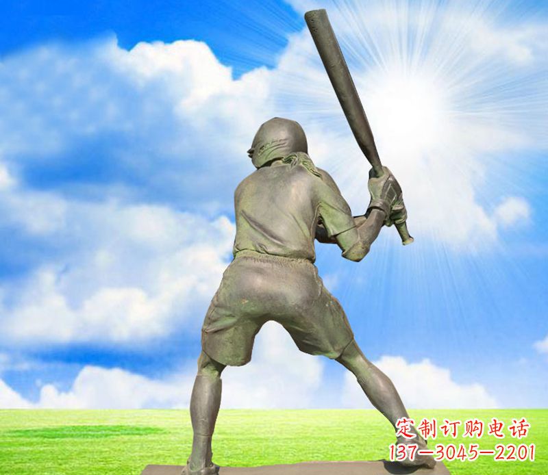 内江纪念棒球精美的棒球雕塑
