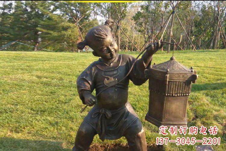 内江灯笼雕塑点亮公园的精彩