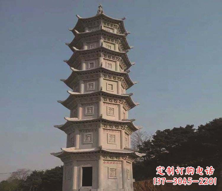 内江宝塔雕塑大理石的艺术精品