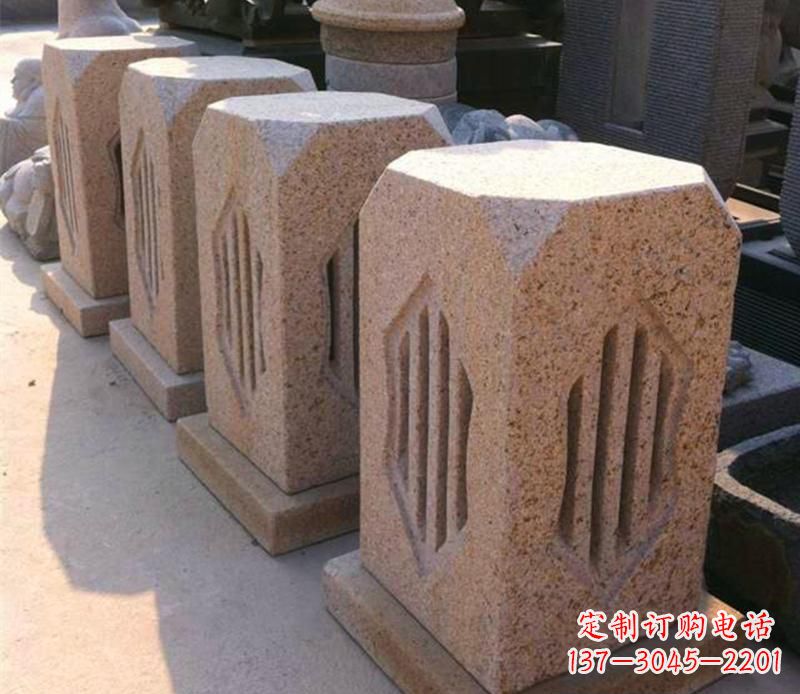 内江精美的大理石灯雕塑