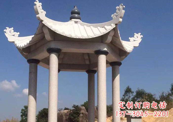 内江大理石凉亭雕塑——传承古代工艺之精粹