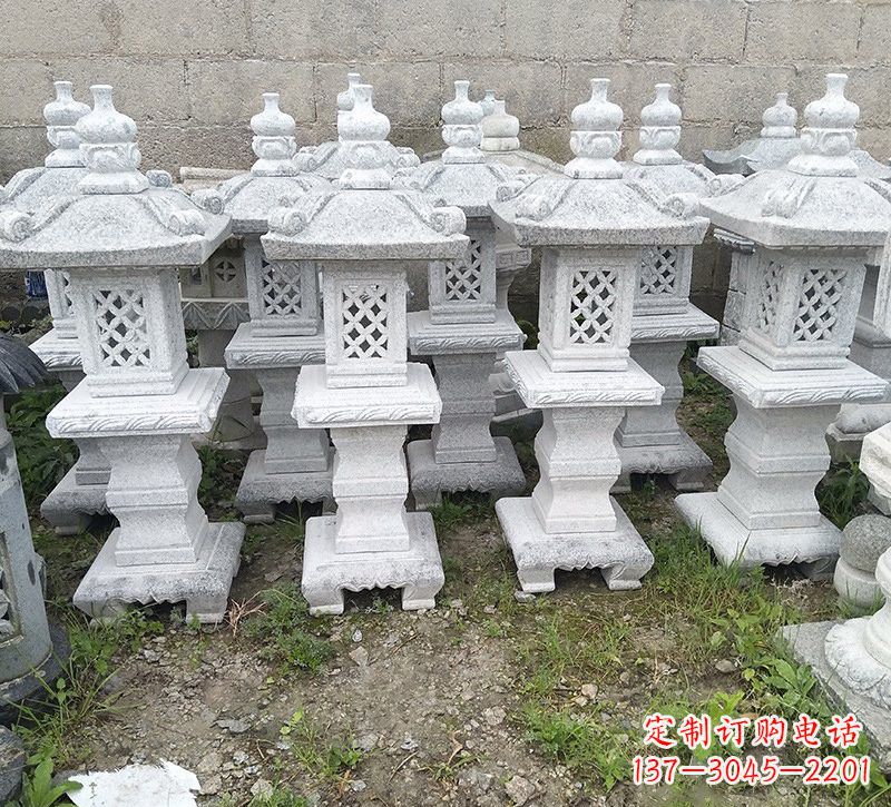 内江精美大理石石灯雕塑