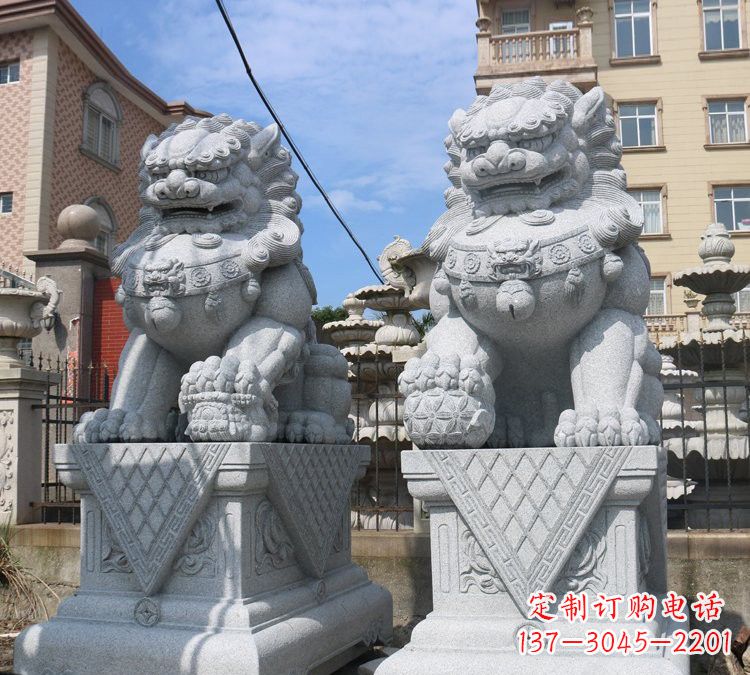 内江大理石狮子雕塑,助您拥有完美的家居装饰