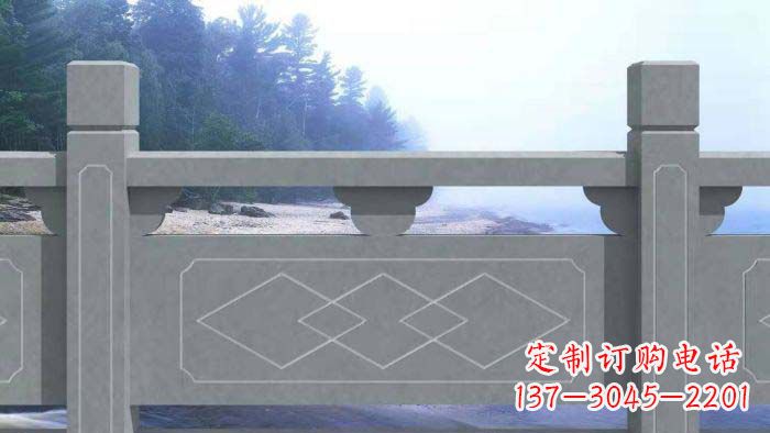 内江大理石护城河栏板石雕