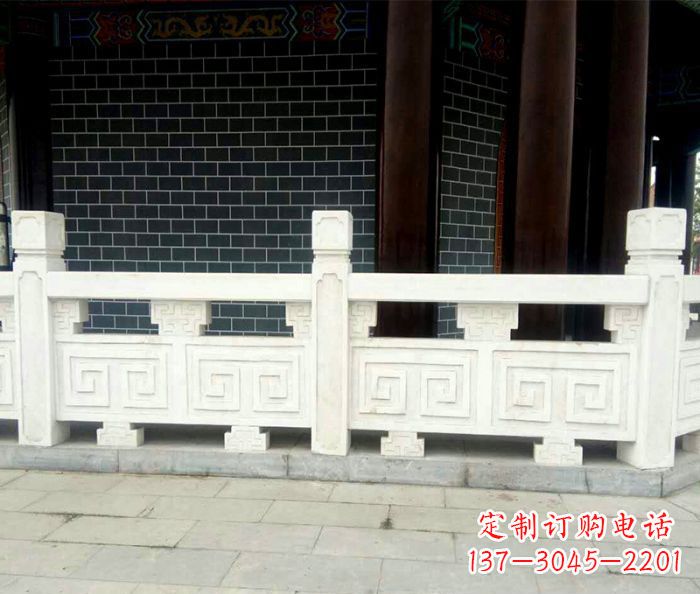 内江大理石景区栏板石雕 (5)