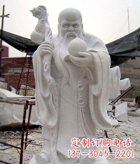 内江大理石寿星雕塑