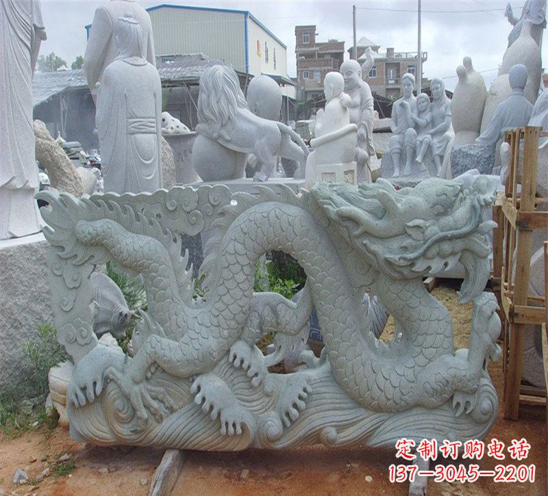 内江大理石龙石雕传承古老文化,精雕细琢的艺术品