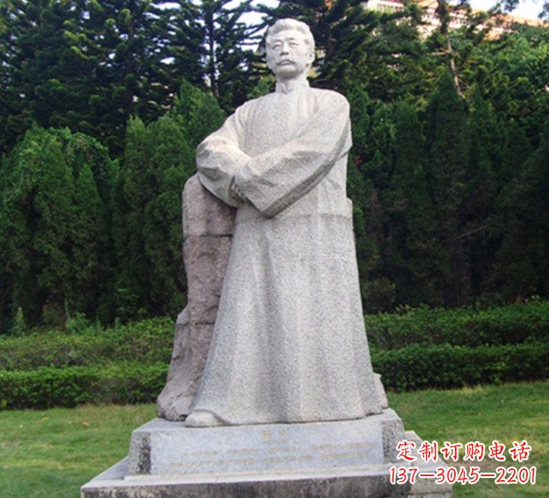 内江精美独特的鲁迅大理石雕塑