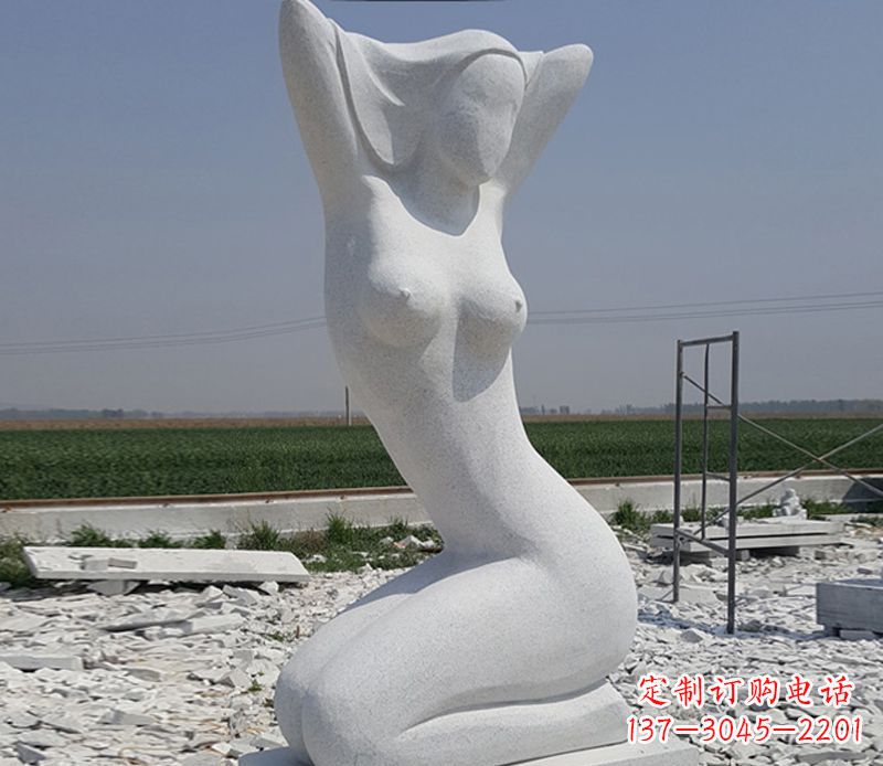 内江优雅大理石美女雕塑