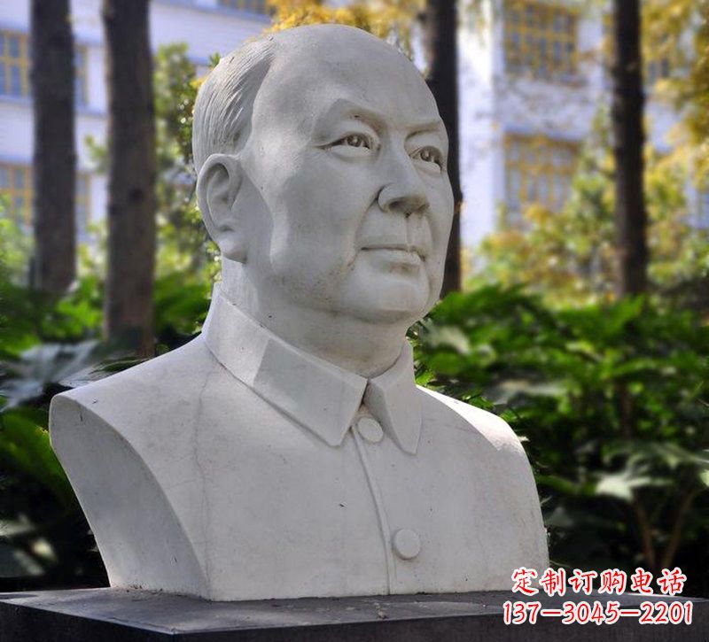 内江大理石钱学森胸像石雕——赞颂改革开放的先驱