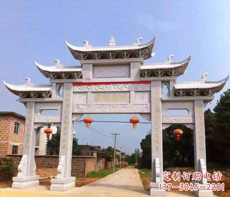 内江大理石牌坊石雕
