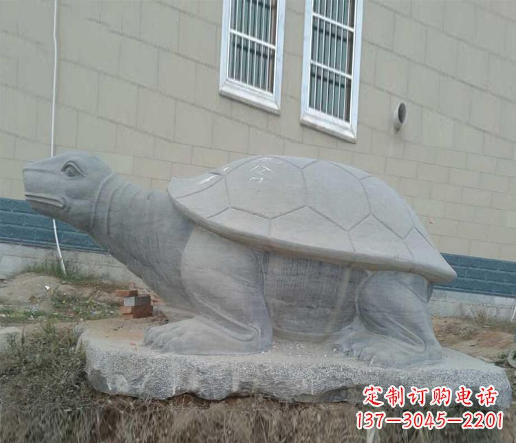 内江大理石乌龟石雕精美的古典风格装饰