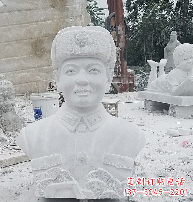 内江大理石校园雷锋头像雕塑