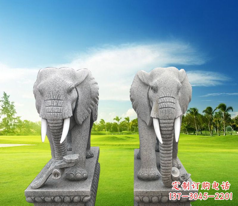 内江精美大象雕塑,招财进宝