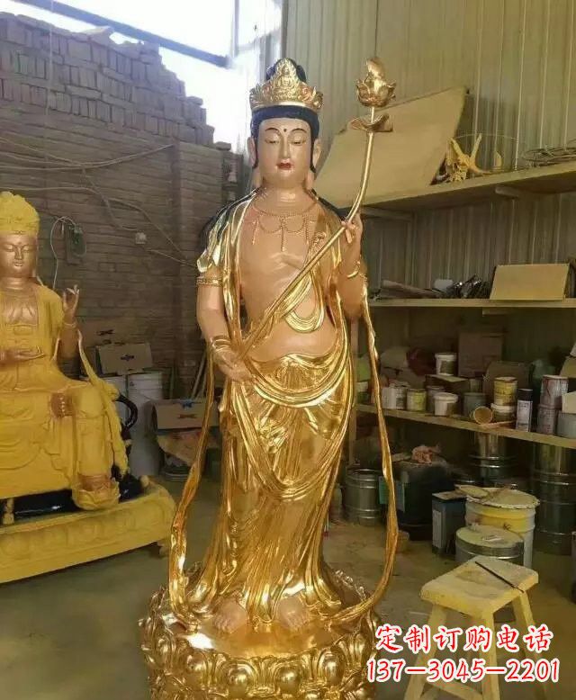内江大势至菩萨铜雕