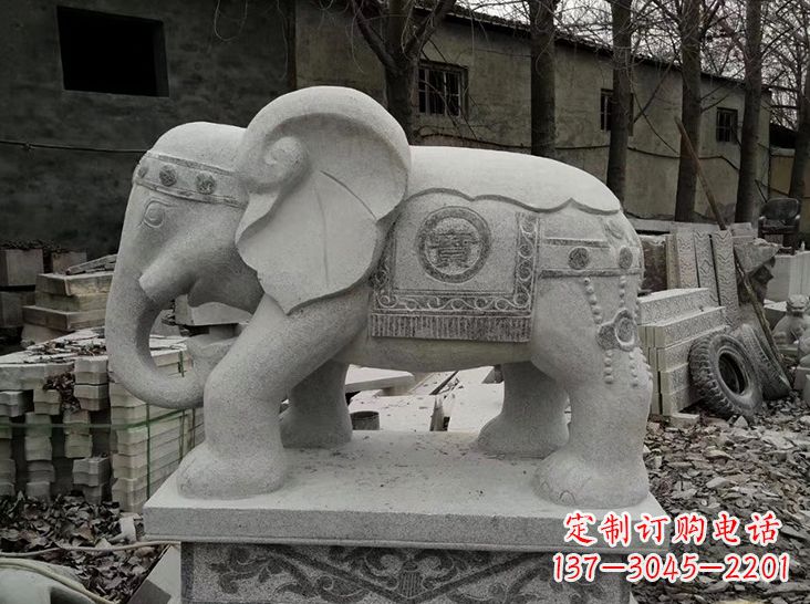内江古典风格大象雕塑