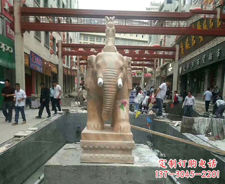 内江大象石材雕塑