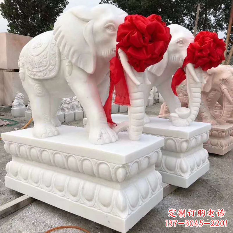 内江大象形象石雕塑