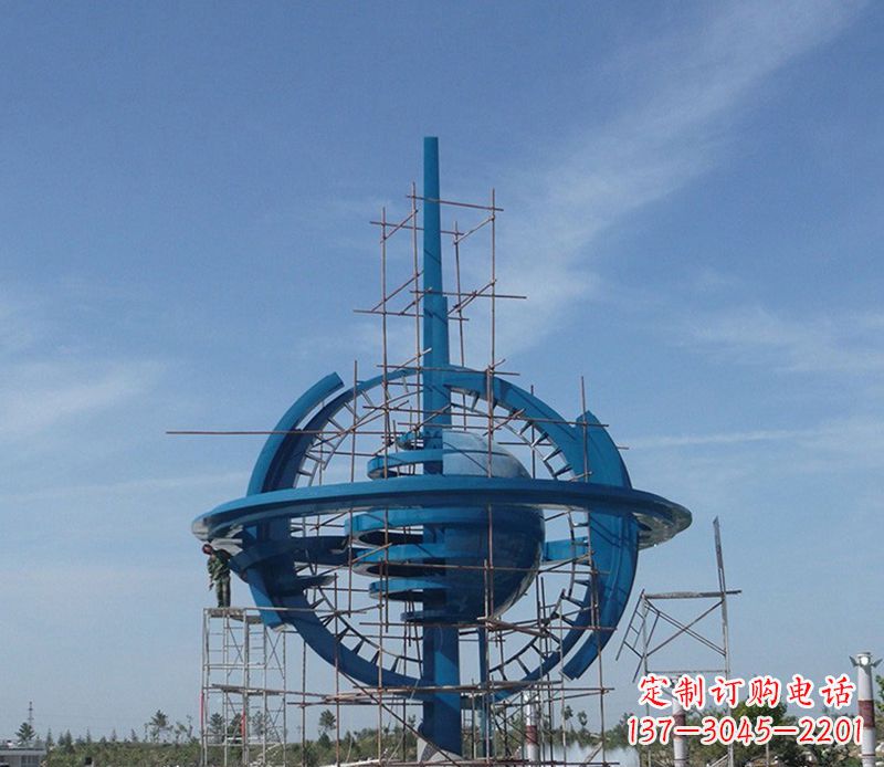 内江品质卓越的大型不锈钢地球雕塑