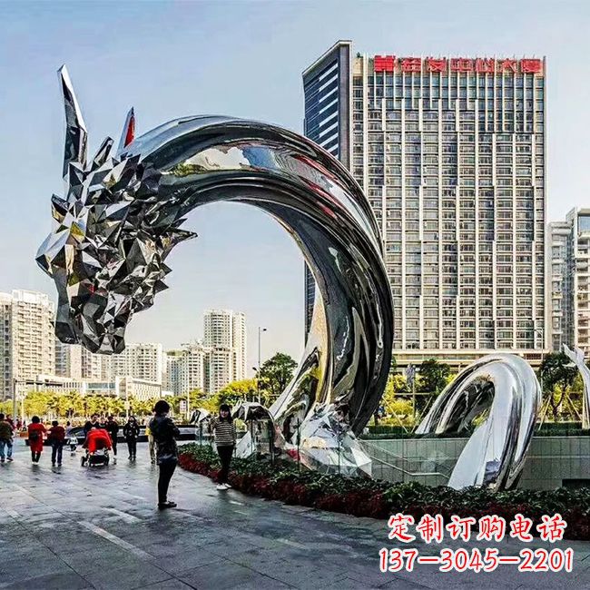 内江不锈钢创意动物雕塑