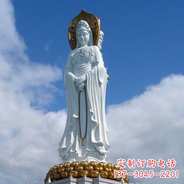 内江观音石雕大型景观雕塑