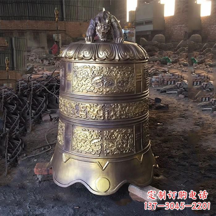 内江悠久历史的铜钟雕塑——传承无声的魅力