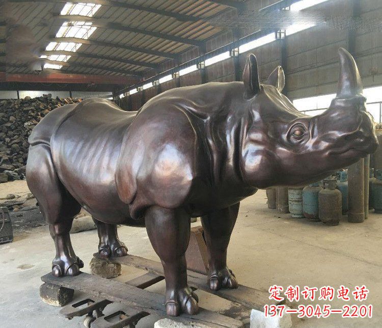 内江精致大型牛铜雕塑