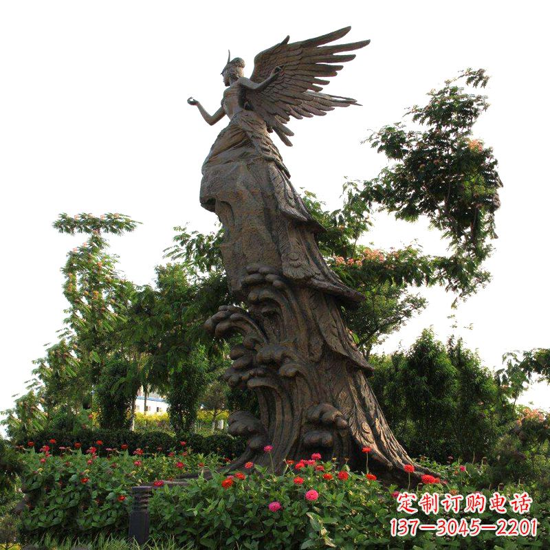内江中领雕塑-神话传说中的精卫海景观雕塑